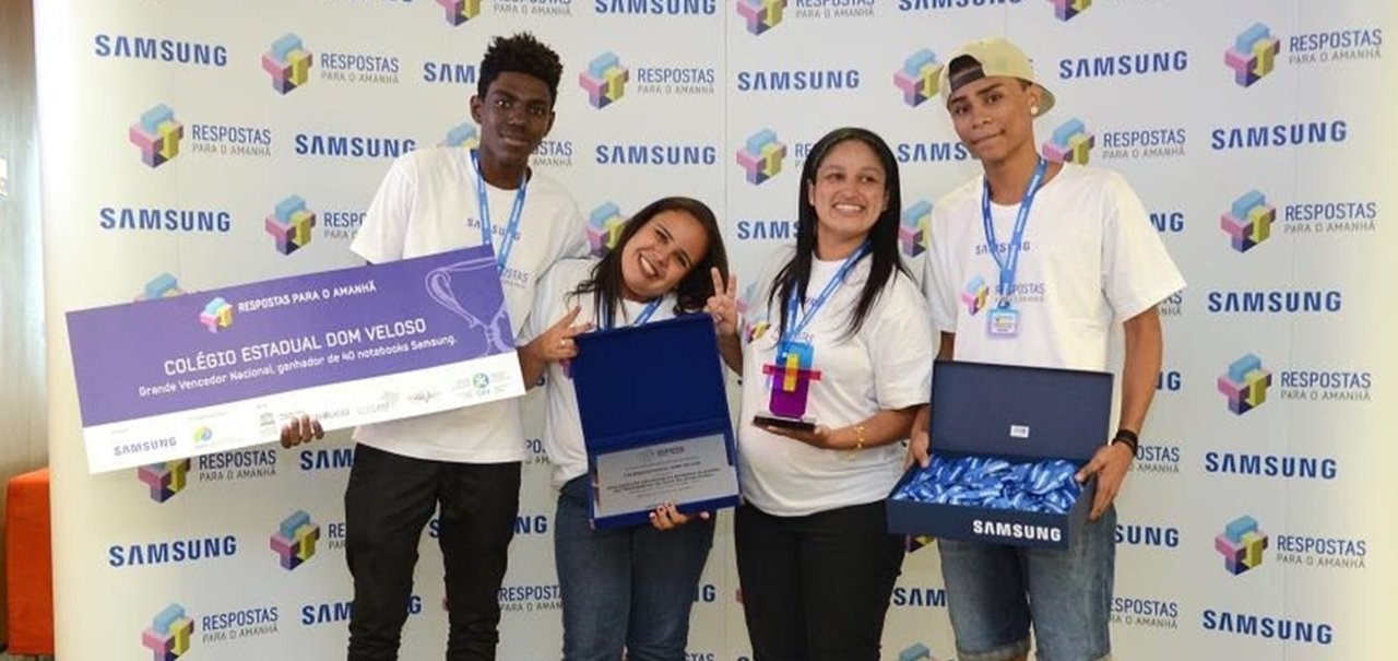 Alunos goianos criam método para tratar água e ganham prêmio da Samsung