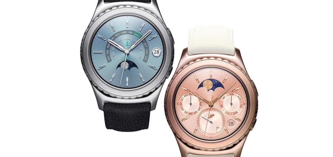 Samsung anuncia Gear S2 Classic com novos acabamentos Platinum e Rose Gold