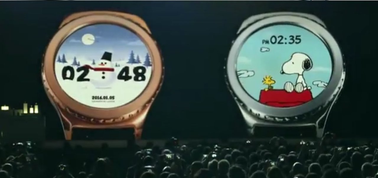 Se o Apple Watch tem o Mickey, o Samsung Gear S2 agora tem o Snoopy