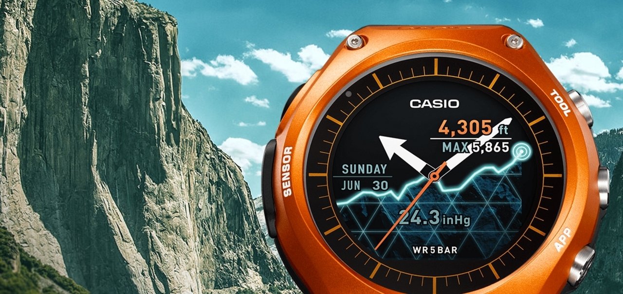 WSD-F10: Casio lança smartwatch super-resistente feito para exploradores