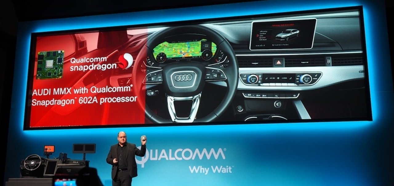 Qualcomm divulga parceria com a Audi e apresenta novo chip para carros