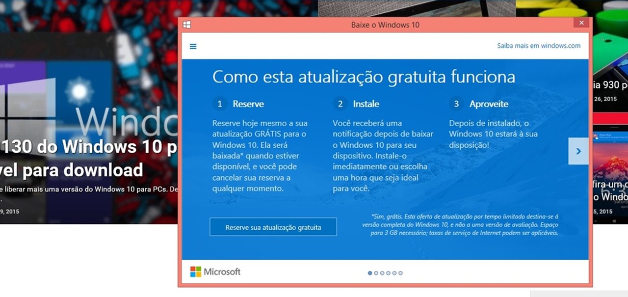 Microsoft revela como se livrar da notificação de atualização do Windows 10