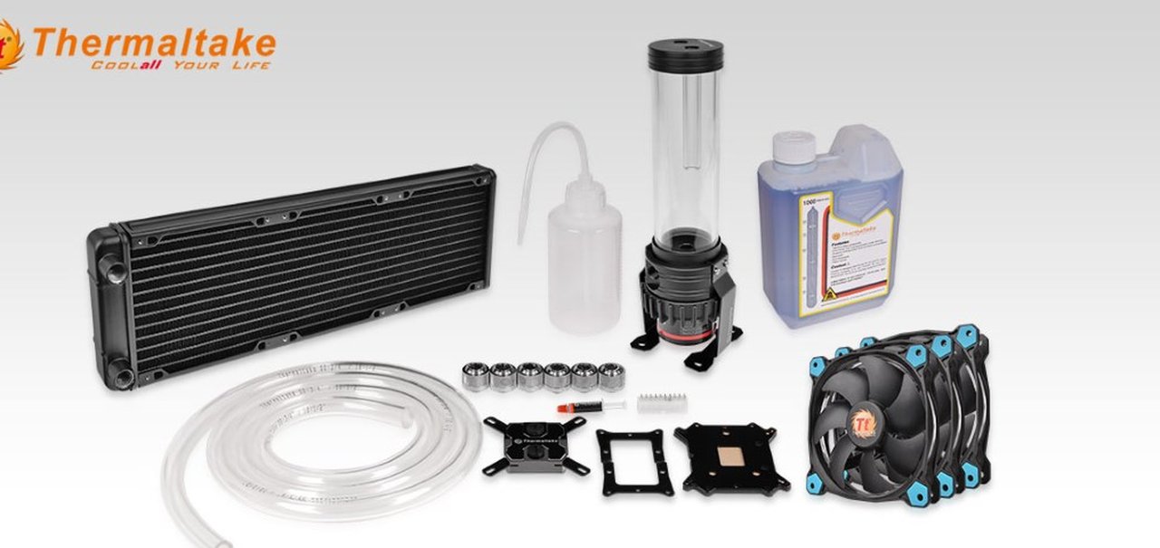 Thermaltake lança kit de water cooling Pacific R360 D5 para personalizações