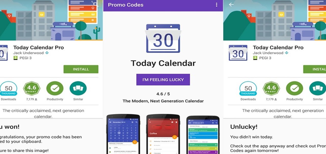 App Promo Codes dá a chance de você ganhar apps pagos na Google Play