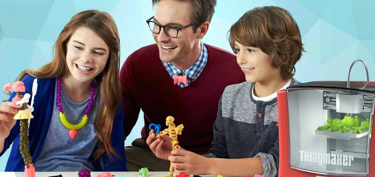 Impressora 3D da Mattel cria brinquedos desenhados através de app