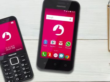 Positivo anuncia smartphone e featurephone de baixo custo para o Brasil