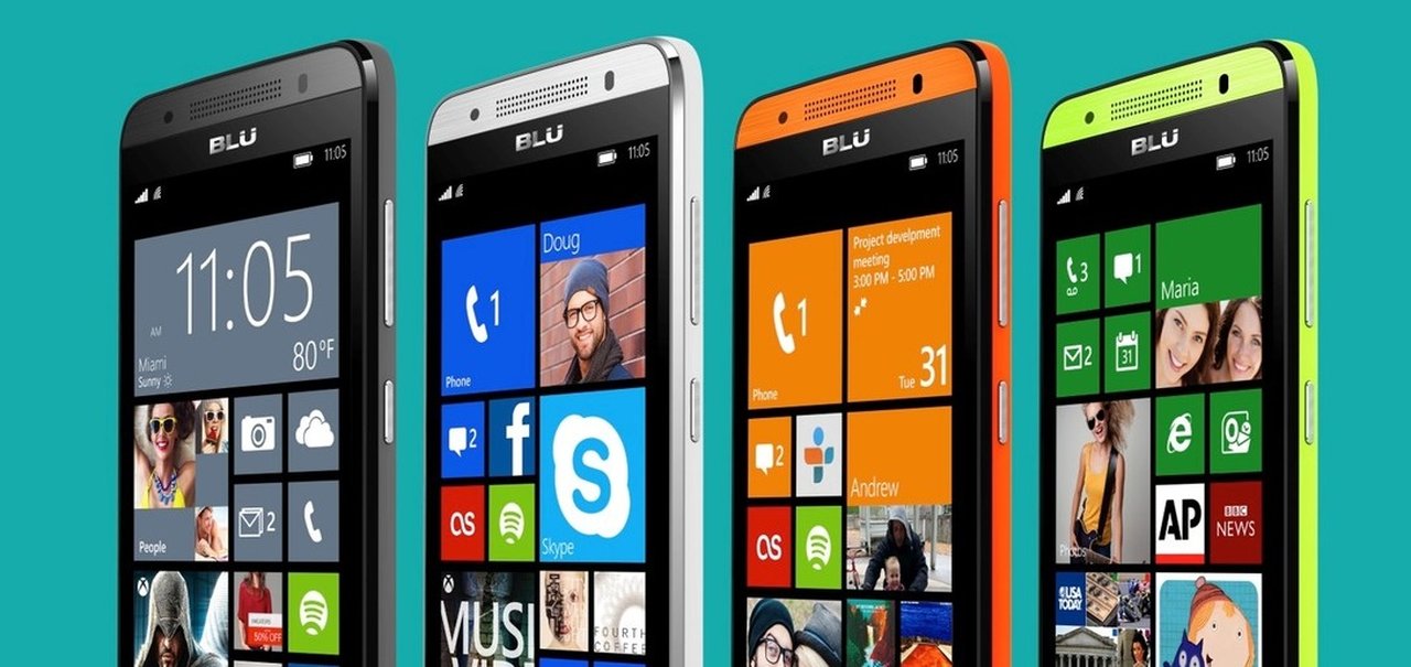 Blu confirma lista de smartphones que vão receber Windows 10 Mobile