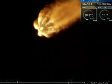 Foguete Falcon 9, de Elon Musk, pousa novamente com sucesso