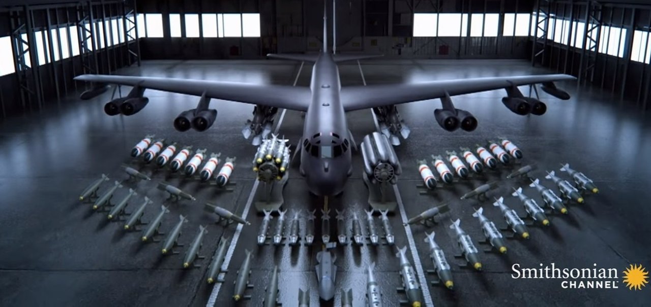 Veja todo o armamento que um B-52 Stratofortress pode carregar [vídeo]