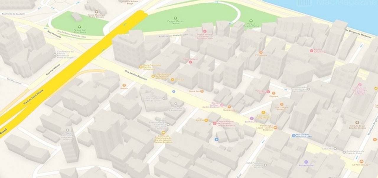 Rio de Janeiro ganha mapeamento em 3D no Apple Maps