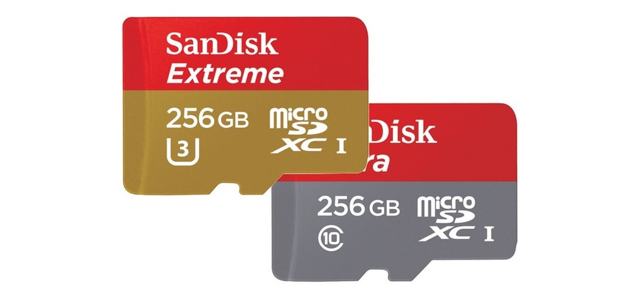 Com 256 GB, o cartão microSD mais rápido do mundo é menor do que suas unhas