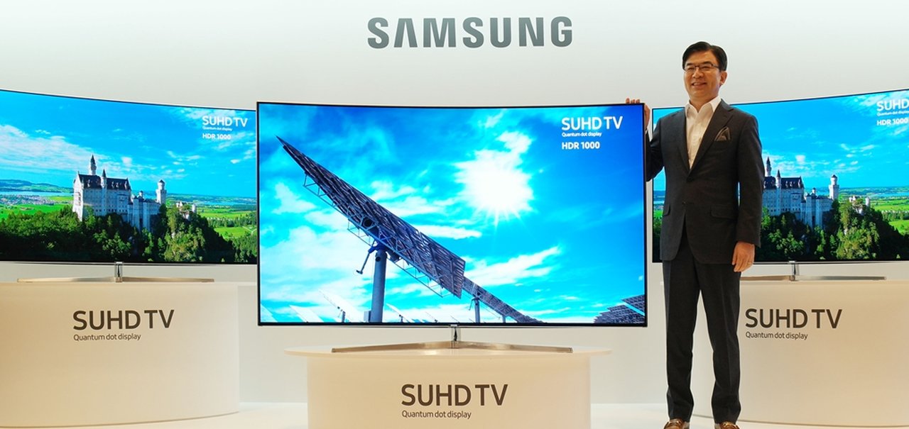 TVs de pontos quânticos da Samsung chegam ao Brasil em julho