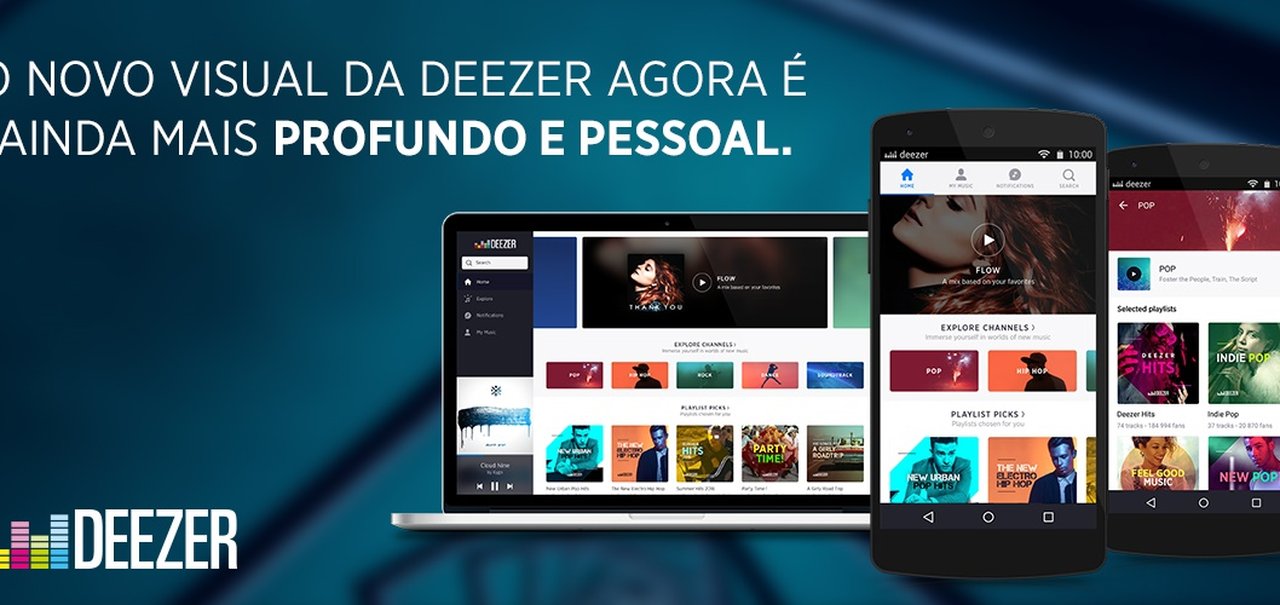 Deezer apresenta nova página inicial com mais recursos