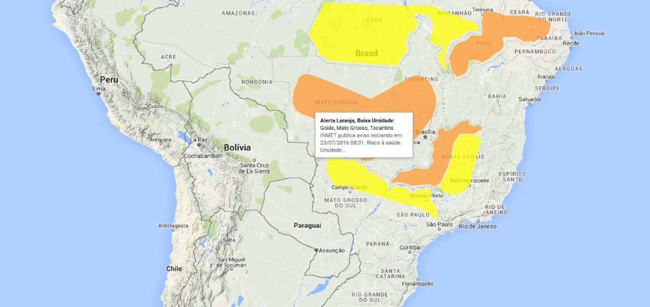 Google Search, Maps e Now agora exibem alertas públicos sobre o clima