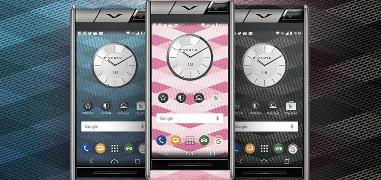 Vertu Aster Chevron é um Android que custa mais de R$ 13 mil