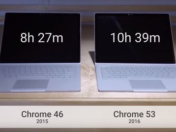 Google vs. Microsoft: vídeo mostra melhorias no gasto de bateria do Chrome