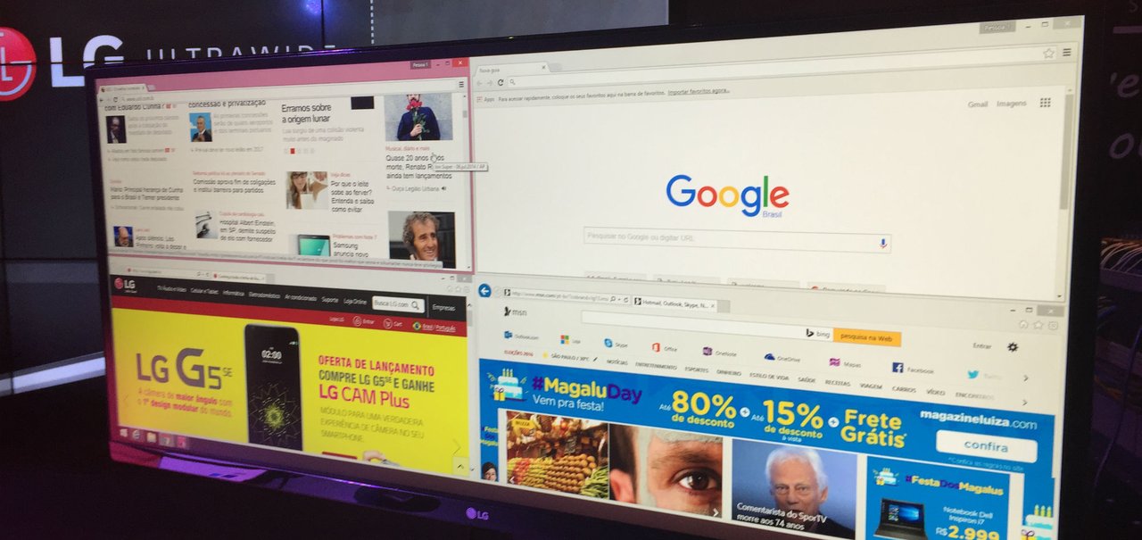 LG lança novos monitores UltraWide no Brasil; saiba tudo sobre eles
