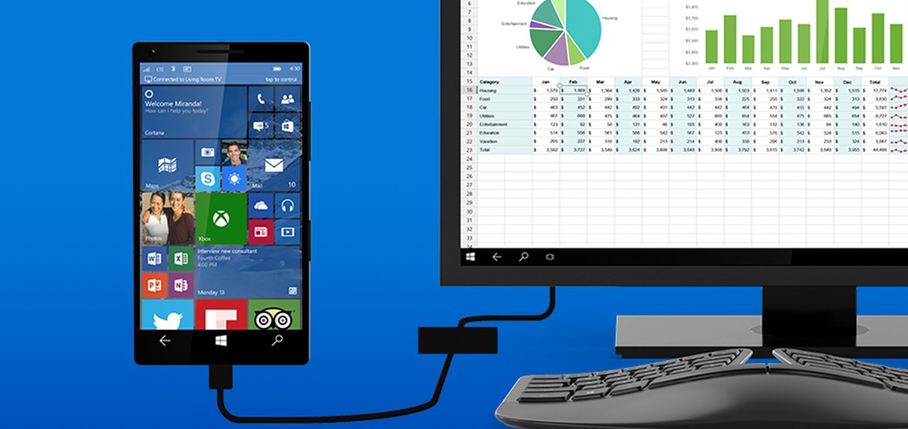 Veja o Continuum do Windows 10 Mobile rodando com várias janelas [vídeo]