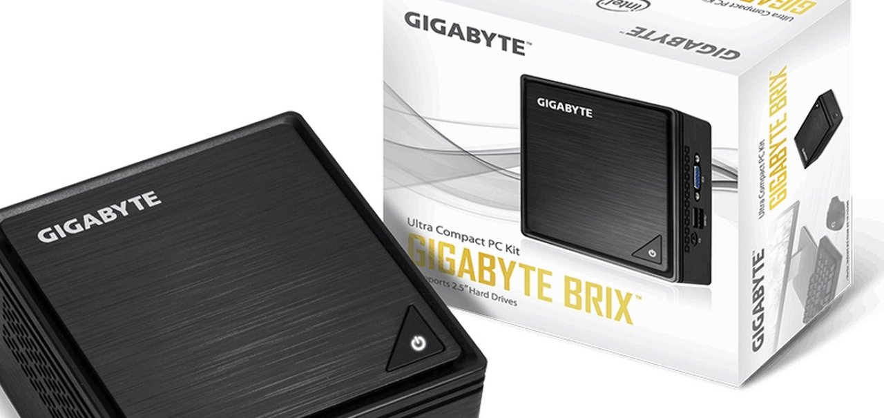 Gigabyte anuncia novo mini-PC da linha Brix com processador Apollo Lake