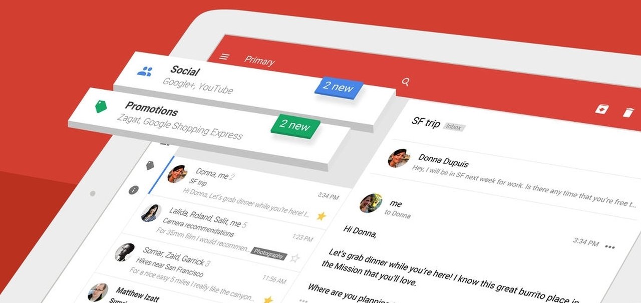 Update finalmente deixou o Gmail do iOS tão bom quanto o app no Android