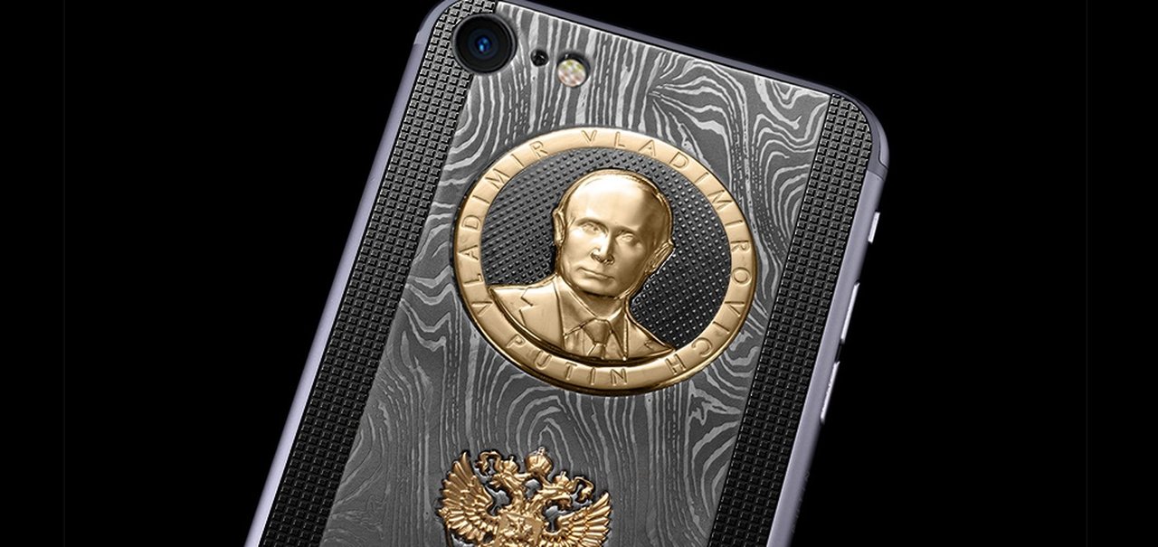 Trump ou Putin? Qual iPhone de ouro você compraria?