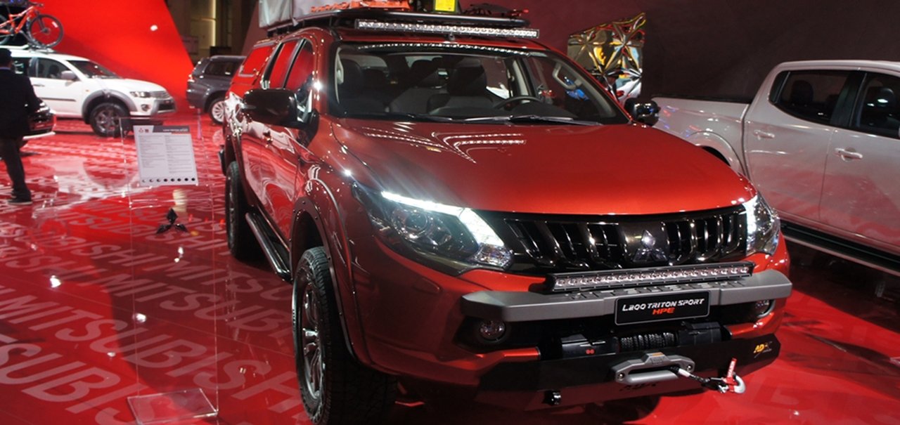 Misubishi foca nas aventureiras L200 Triton Sport, ASX e Outlander no Salão