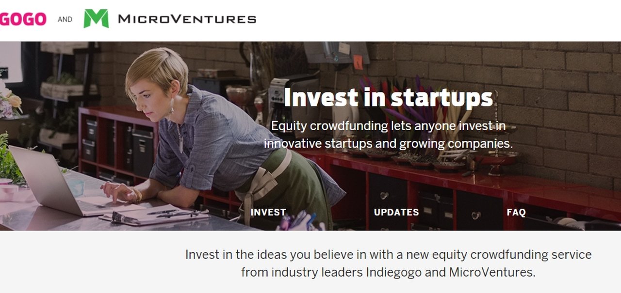 Indiegogo inaugura plataforma de investimento em startups