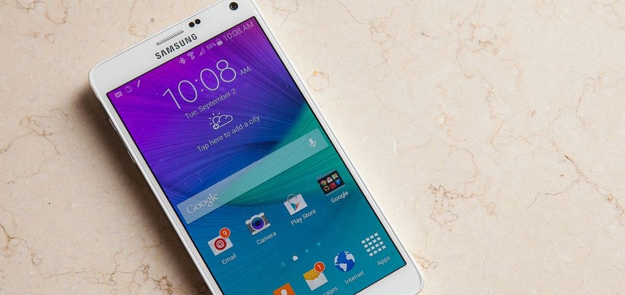 Galaxy Note 4 com ROM recebe alerta da Samsung para ser desligado