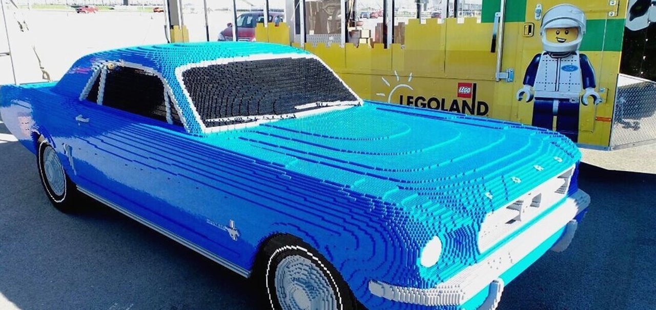 50 dias e 194,9 mil peças: LEGO monta réplica de Ford Mustang clássico