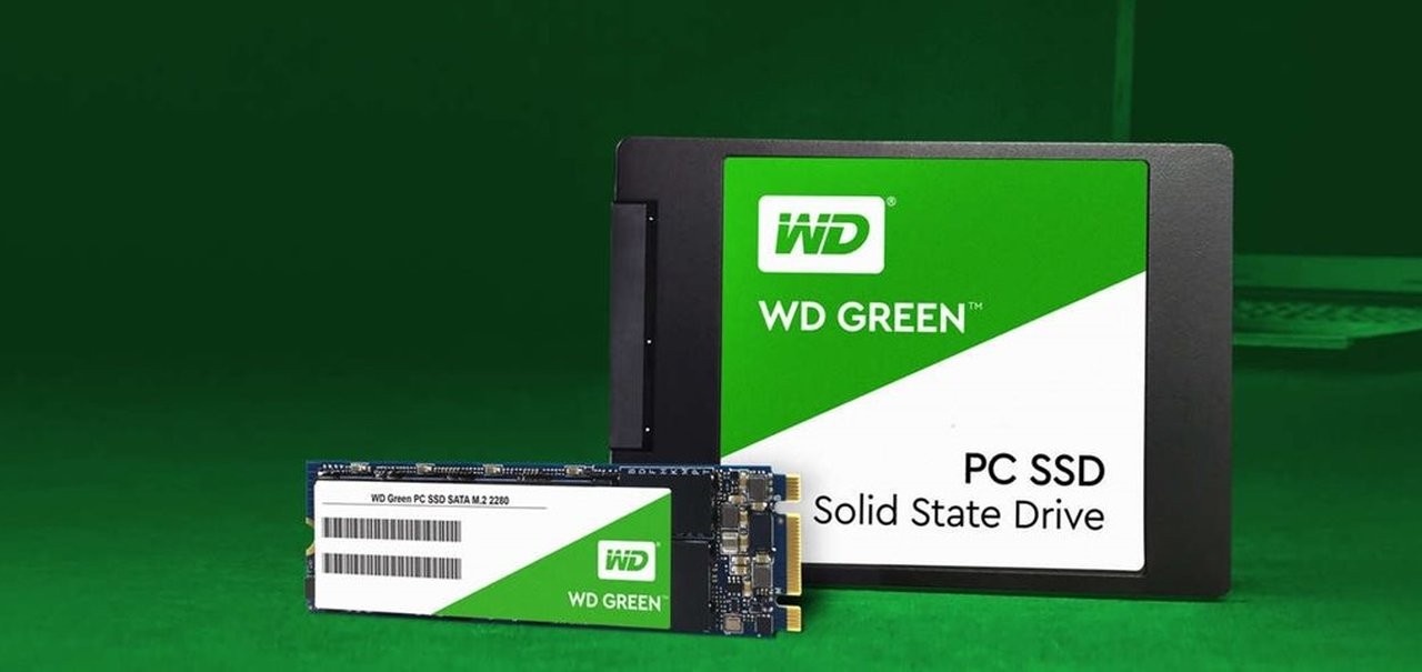 SSDs WD Green da Western Digital chegam ao Brasil a partir de R$ 269