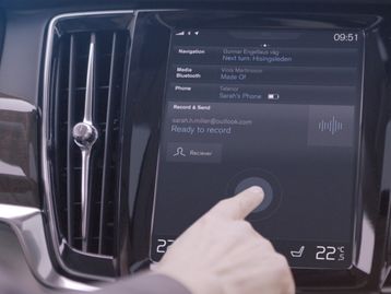 Novos carros da série 90 da Volvo terão o Skype for Business 