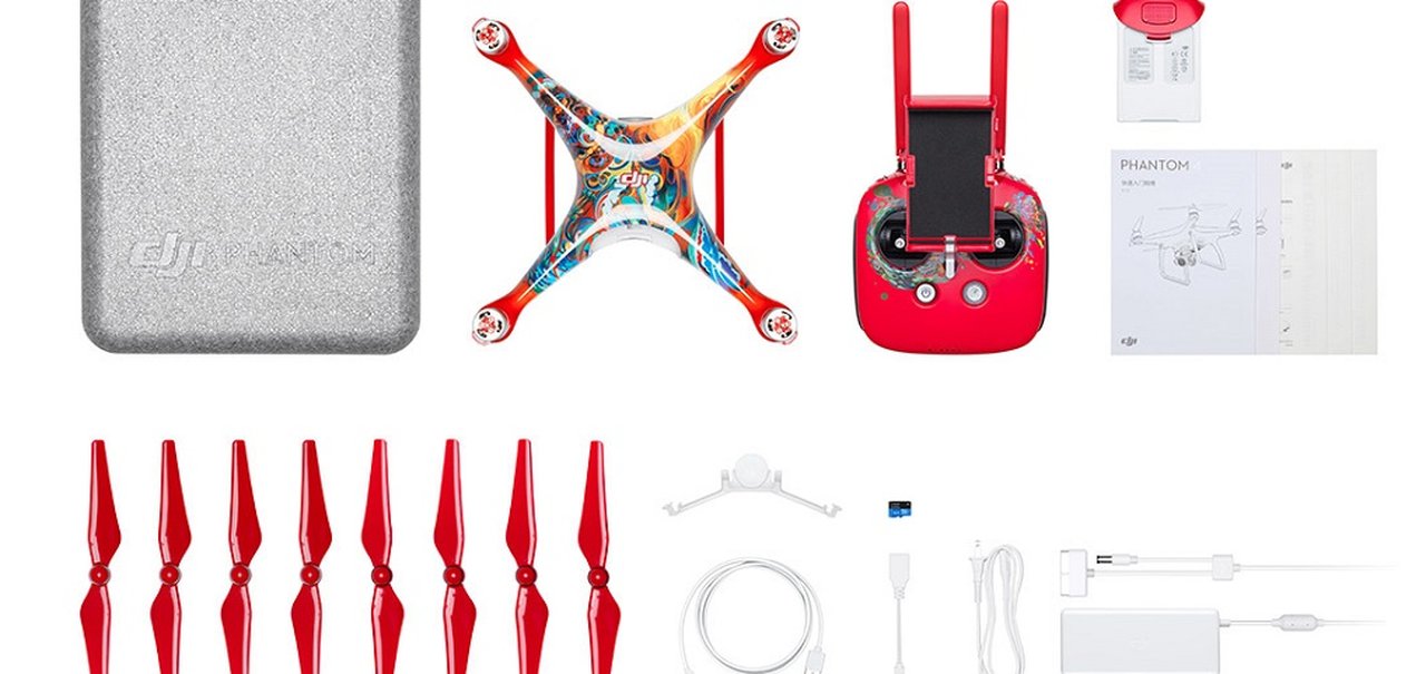 O novo DJI Phantom 4 Chinese New Year Edition chega por US$ 1.199 