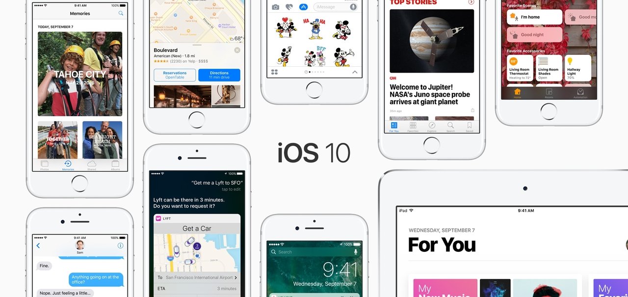 Continua crescendo: iOS 10 está instalado em 76% dos dispositivos Apple