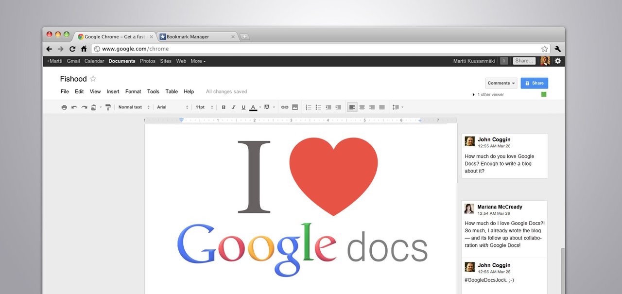 Agora é possível editar imagens, inserir cabeçalhos e mais no Google Docs