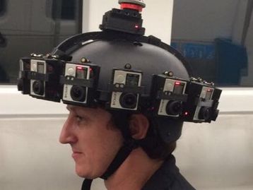 Startup cria protótipo de capacete que permite produzir vídeos em 360°