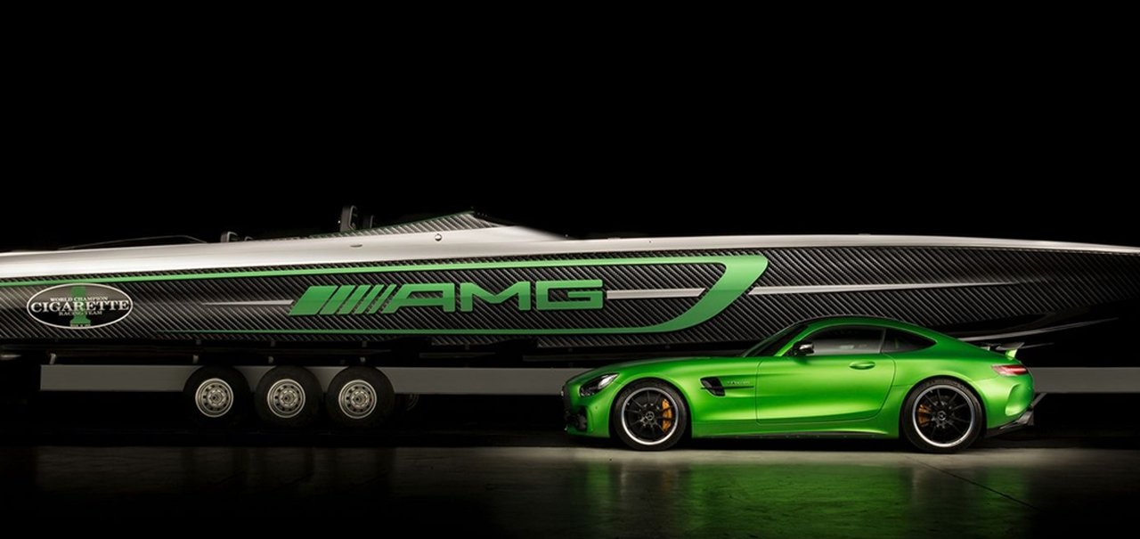 Esse barco da Mercedes-AMG e da Cigarette Racing é o GT R dos mares