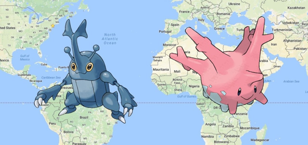 Dos seis pokémons regionais de Pokémon GO, dois podem ser achados no Brasil