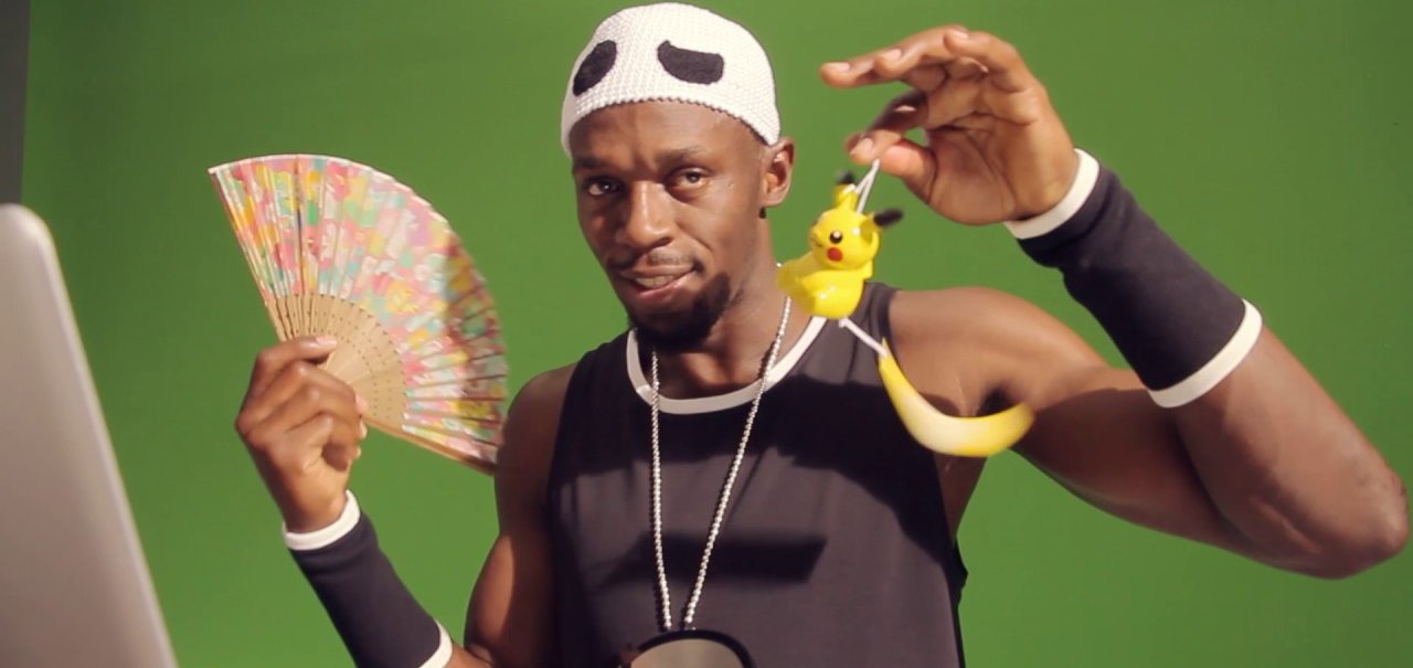 Acredite: o velocista Usain Bolt é o novo garoto propaganda de Pokémon