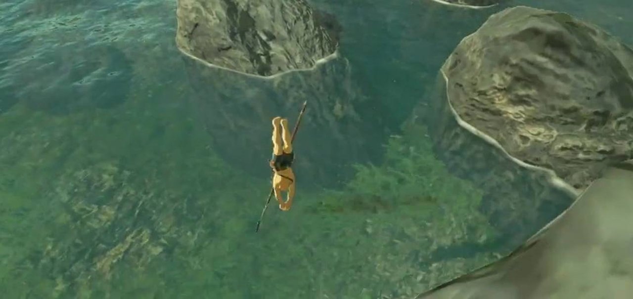 Falha permite que Link afunde na água (sem morrer) em Breath of the Wild