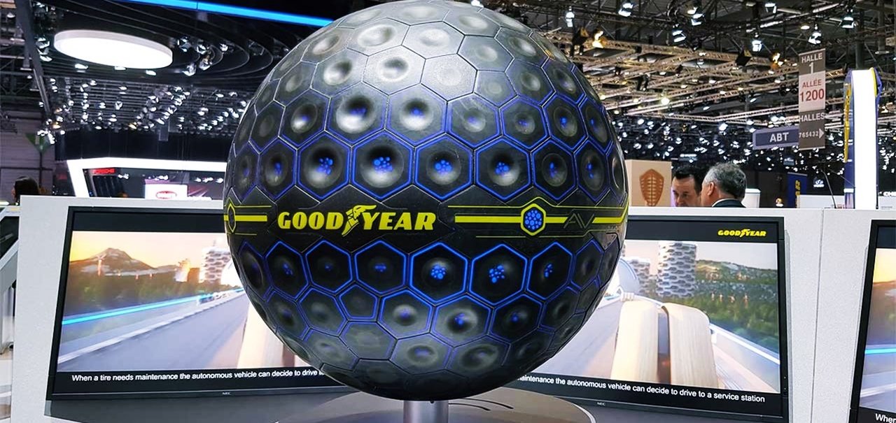 Pneus-conceito da Goodyear propõem soluções para futuro do setor automotivo