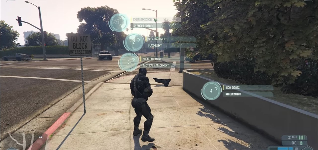 Mod de GTA 5 coloca armadura de Crysis de forma extremamente detalhada