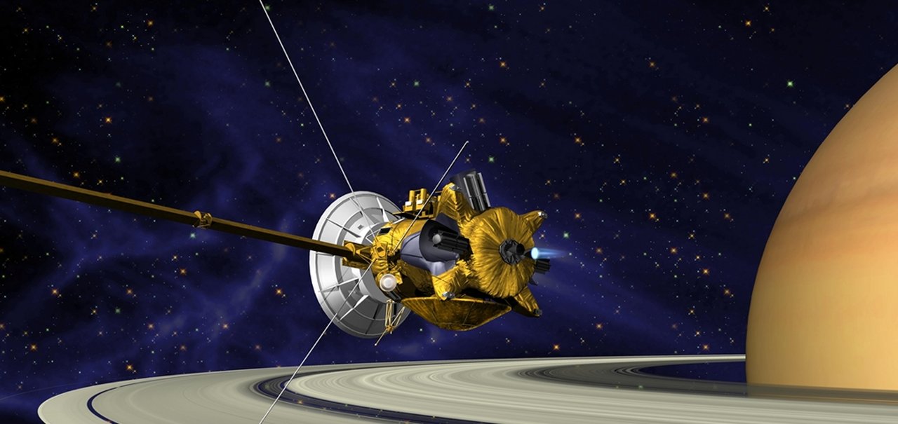 Sonda Cassini vai fazer seu último voo e cair na atmosfera de Saturno