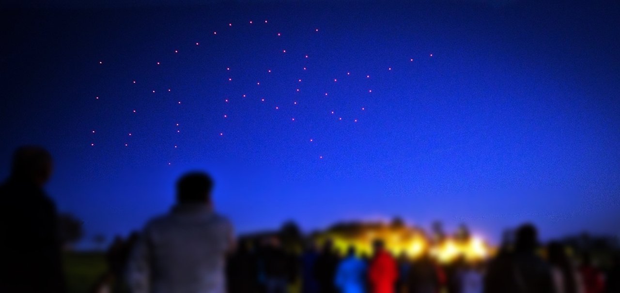 Show de drones formará espetáculo de luzes no céu do Rock in Rio