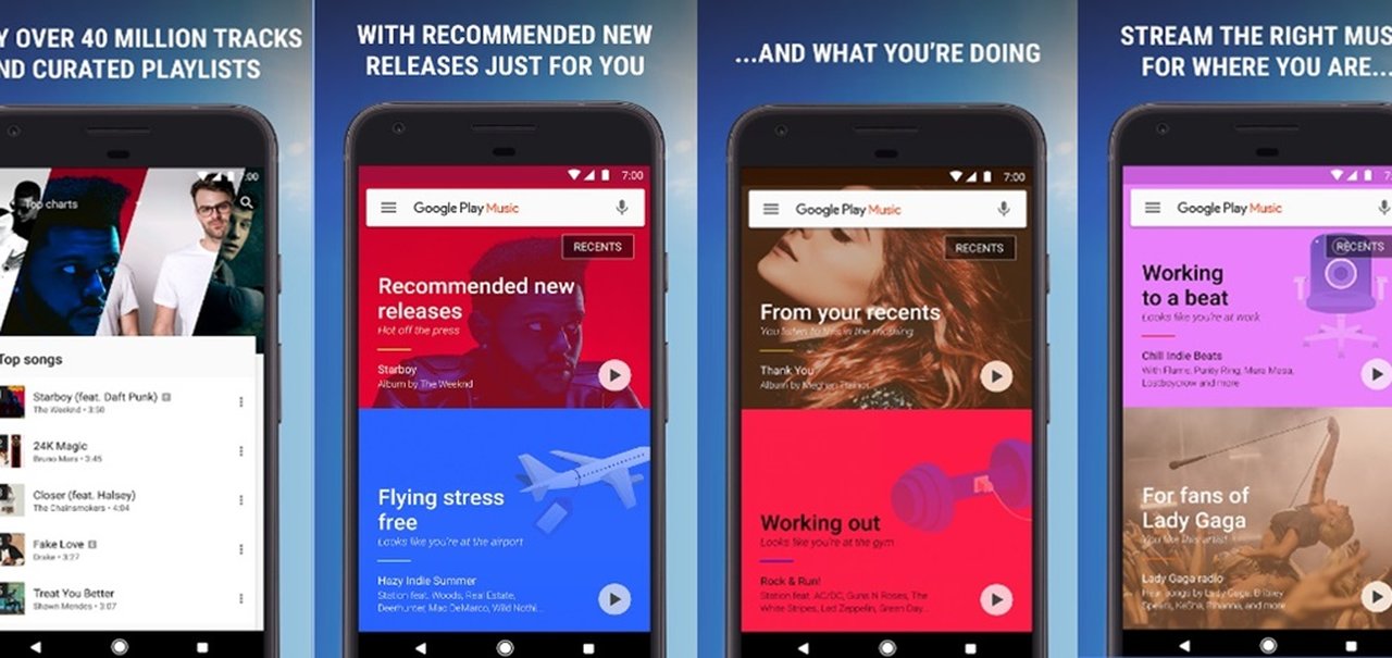 Google Play Música é o novo player de música padrão de aparelhos Samsung