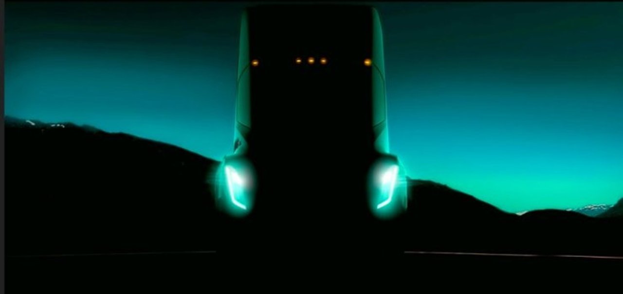 Tesla Model Bruto: Elon Musk posta teaser do novo caminhão da marca