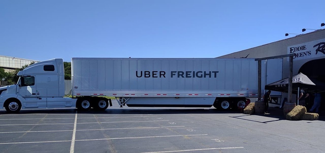 Veja a primeira imagem do Uber Freight, o caminhão autônomo da empresa