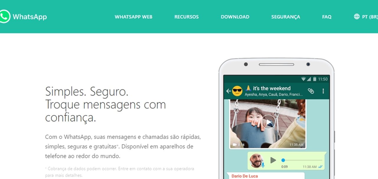 WhatsApp.com? Veja de novo, pois você pode ter sido enganado sem perceber