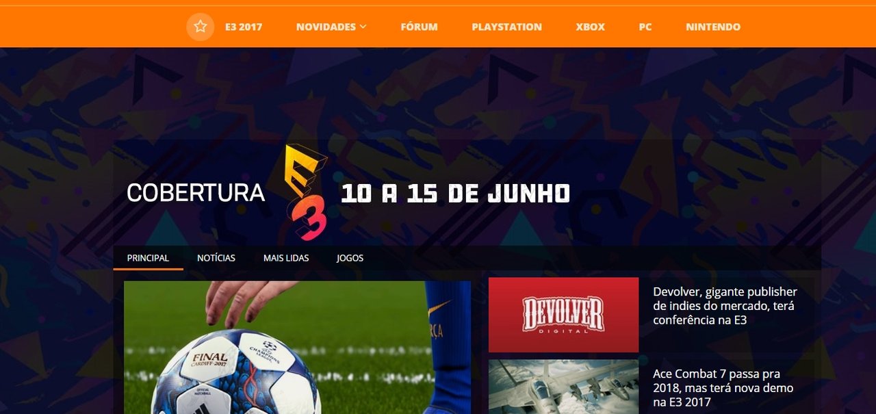 A E3 2017 está chegando e nossa hotpage do evento já está pronta!