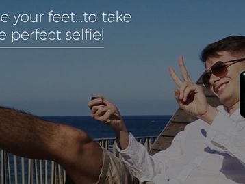 Projeto do Kickstarter promete selfies perfeitas registradas com seus pés