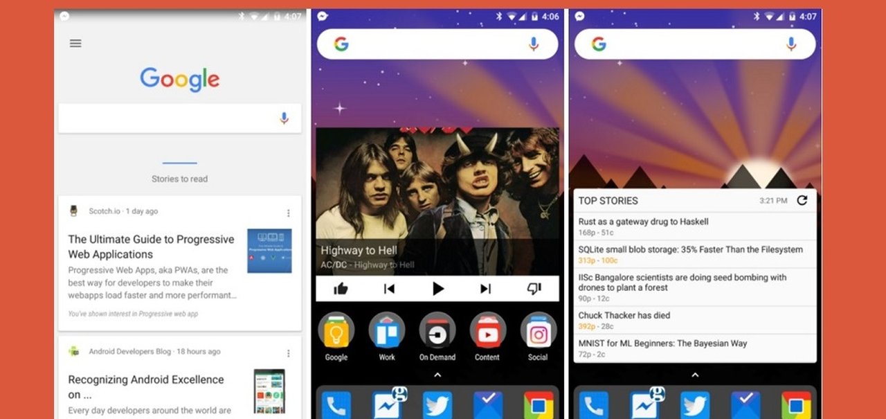 Nova Launcher, app que customiza Android, ganha painel lateral Google Now